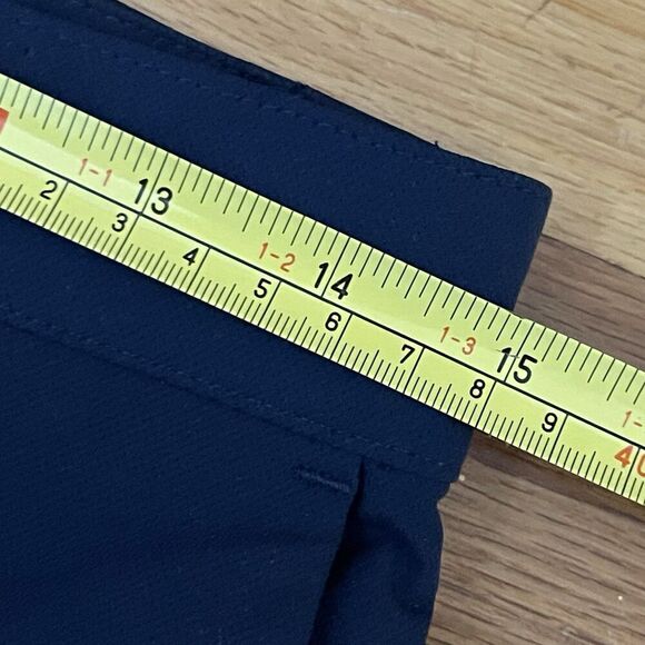 BANANA REPUBLIC City Pants Men’s Size 29x30 Navy Blue Slim Fit Tech Active - Picture 6 of 7